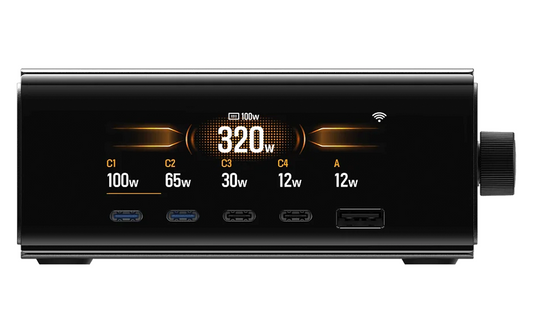  EcoFlow Rapid Pro Desktop-Ladegerät Für Rapid Pro Powerbanks Mit 4x USB-C / 1x USB-A / 320  W