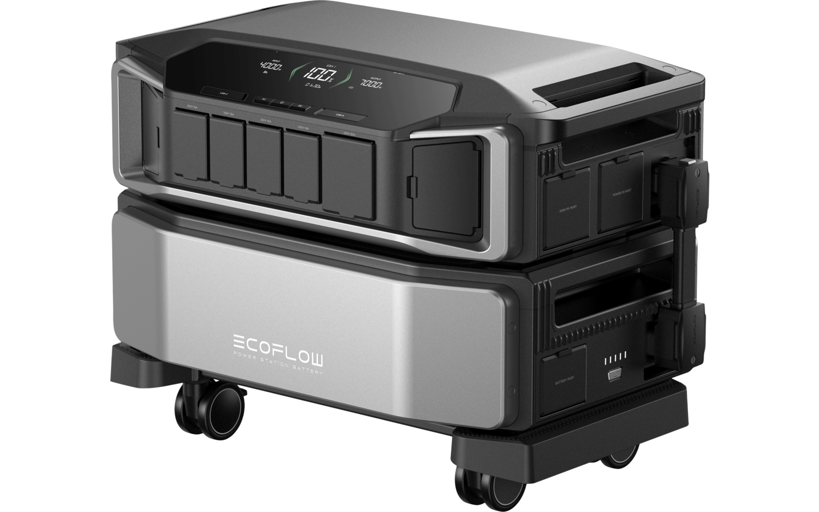  EcoFlow Delta Pro Ultra Stromspeicher-System Mit Wechselrichter & Batterie / Modular Erweiterbar / 6900 W / 6,1 KWh