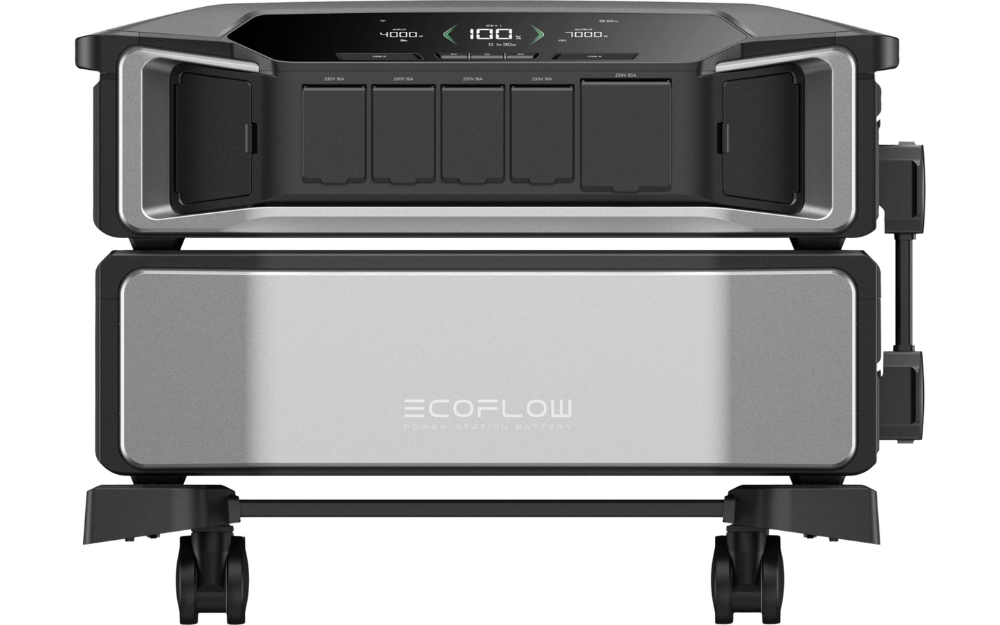  EcoFlow Delta Pro Ultra Stromspeicher-System Mit Wechselrichter & Batterie / Modular Erweiterbar / 6900 W / 6,1 KWh