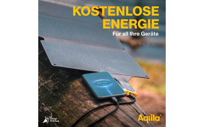  Aqiila Sunbird Tragbares Solar Ladegerät Monokristallin