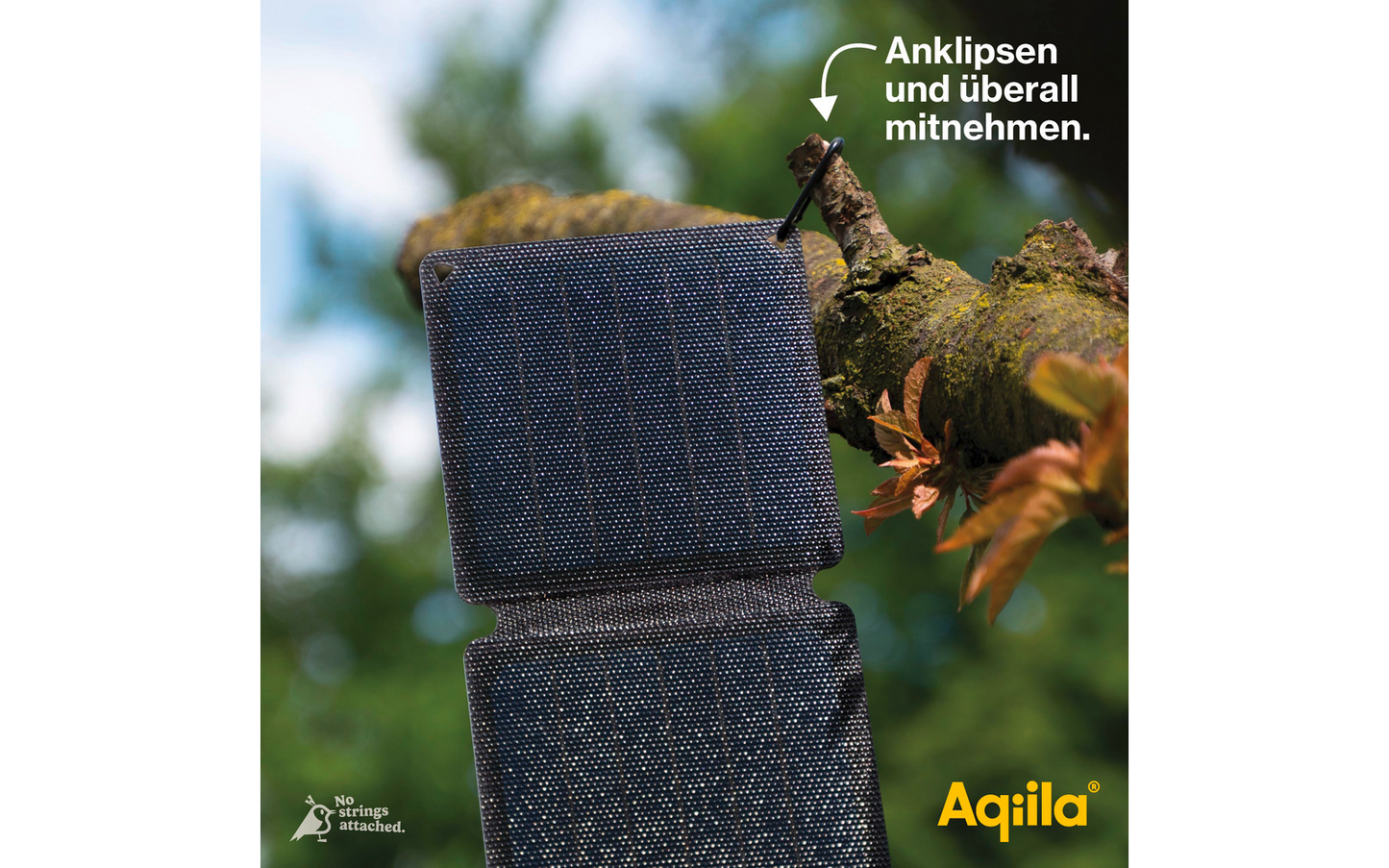  Aqiila Sunbird Tragbares Solar Ladegerät Monokristallin
