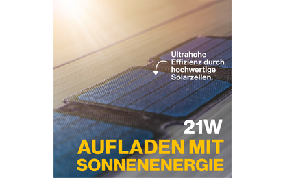  Aqiila Sunbird Tragbares Solar Ladegerät Monokristallin