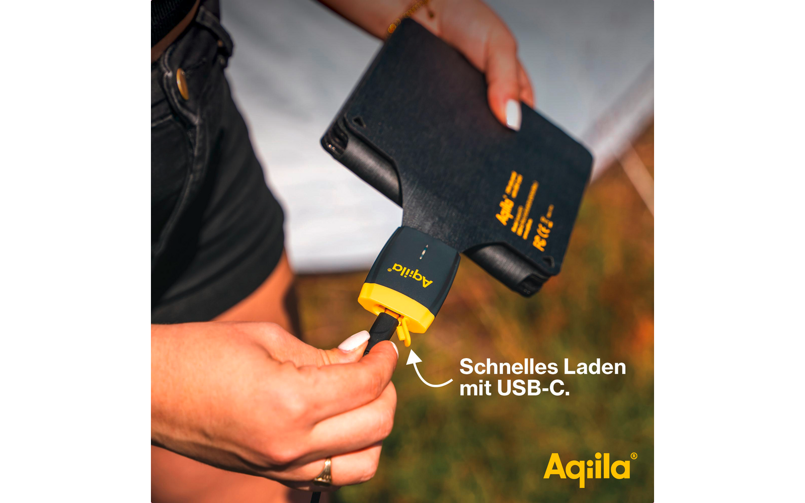 Aqiila Sunbird Tragbares Solar Ladegerät Monokristallin