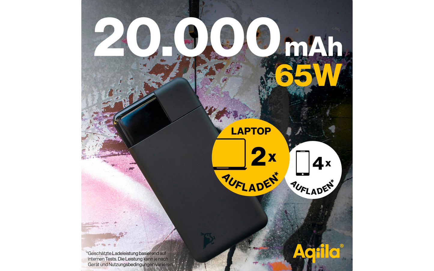  Aqiila Powerbird Powerbank 65 W 20000 MAh