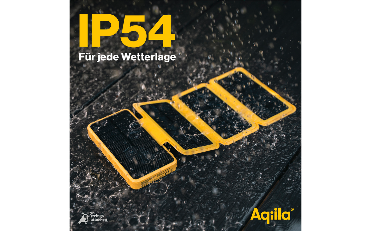  Aqilla Powerbird Solar Powerbank 20 W Gelb 20000 MAh