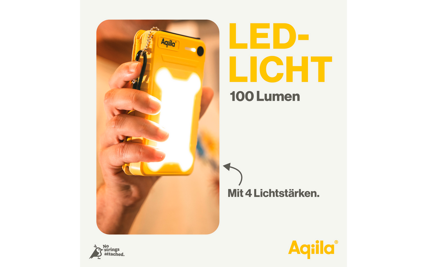  Aqilla Powerbird Solar Powerbank 20 W Gelb 20000 MAh