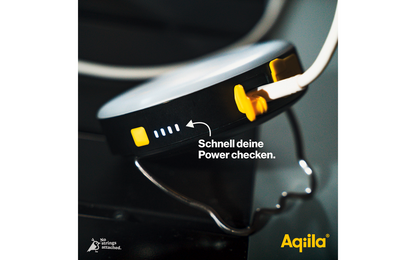  Aqiila Lightbird BL10 Powerbank Lampe 20 W Schwarz 10000 MAh