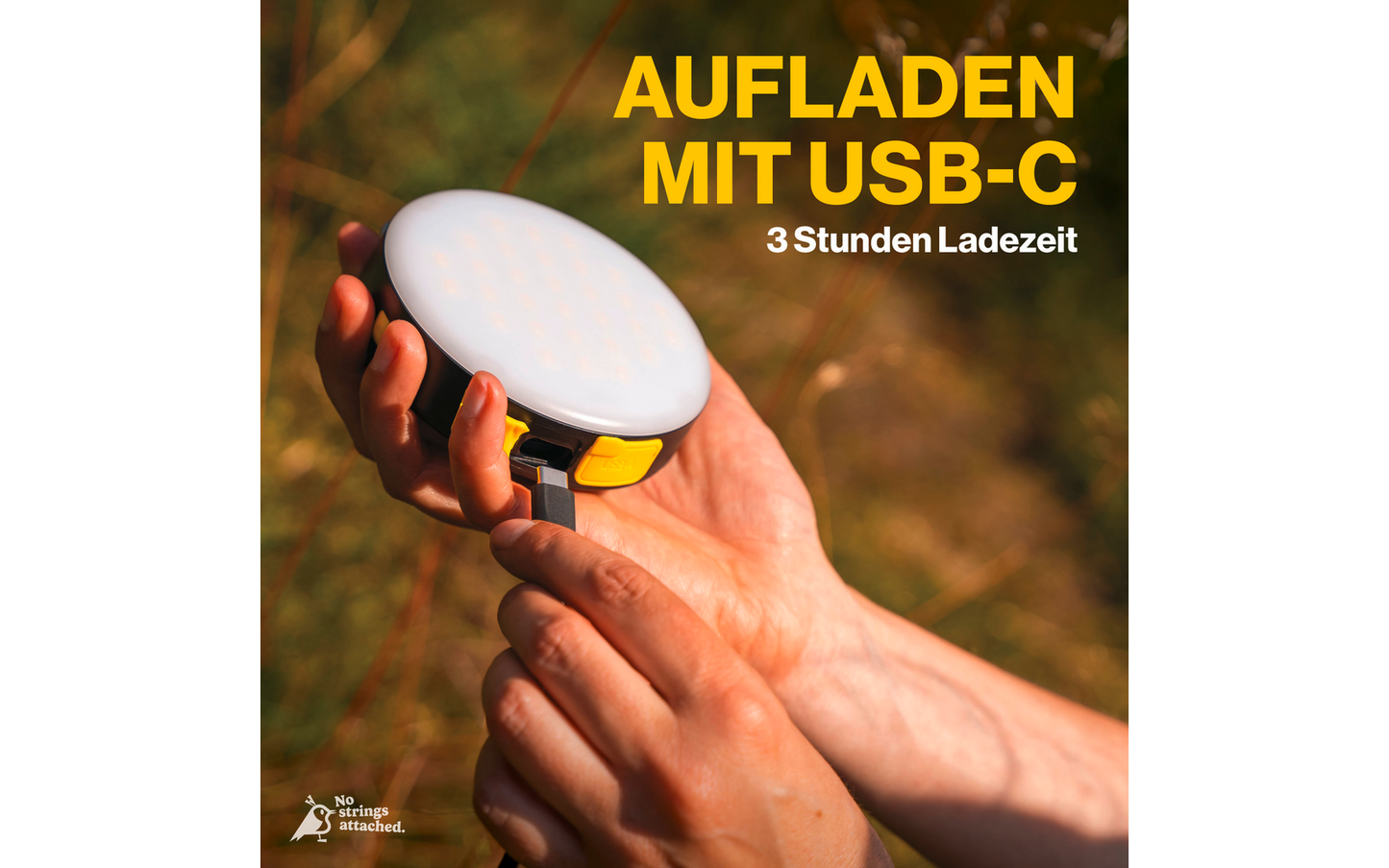  Aqiila Lightbird BL10 Powerbank Lampe 20 W Schwarz 10000 MAh