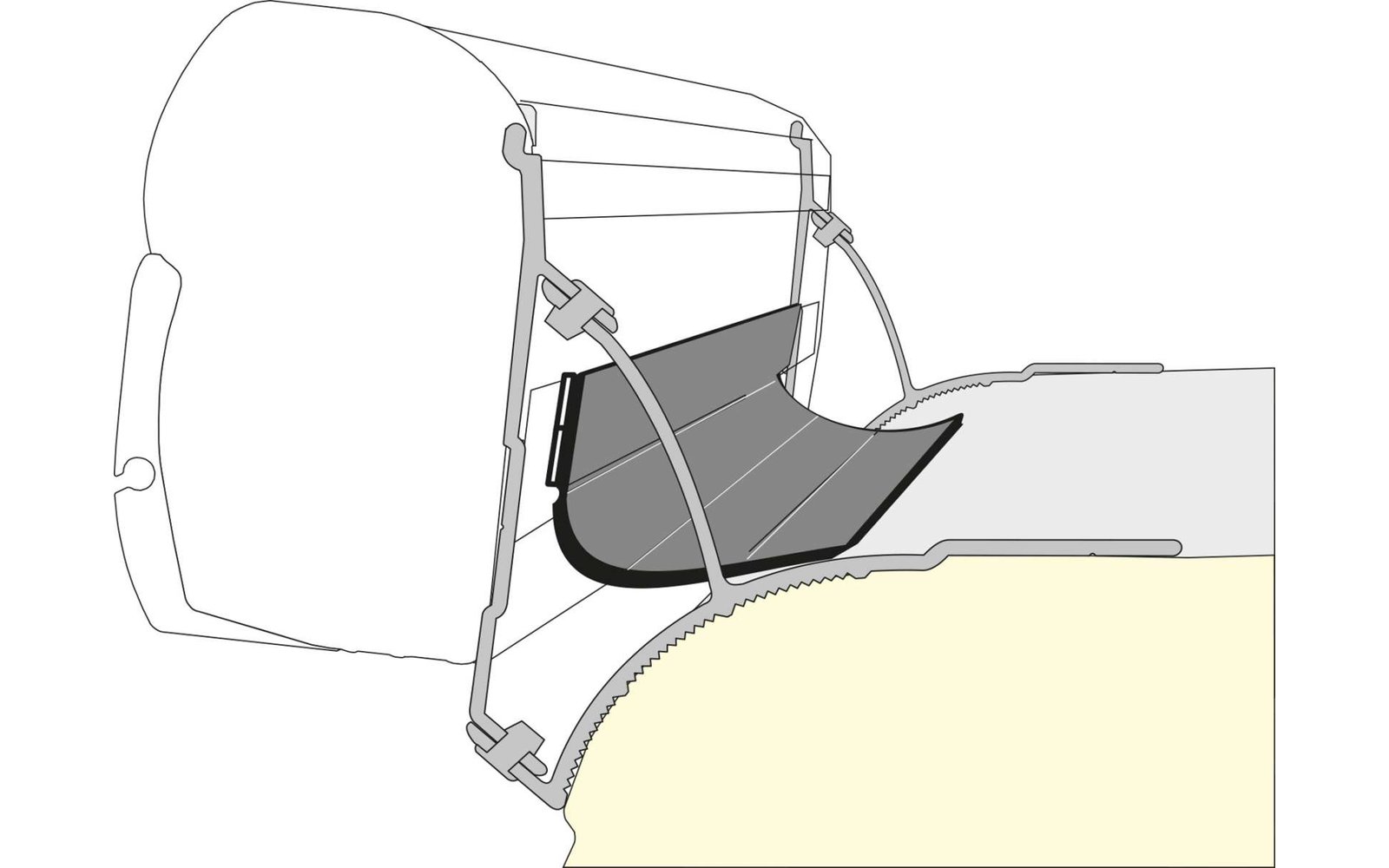  Fiamma Kit Rain Guard Van