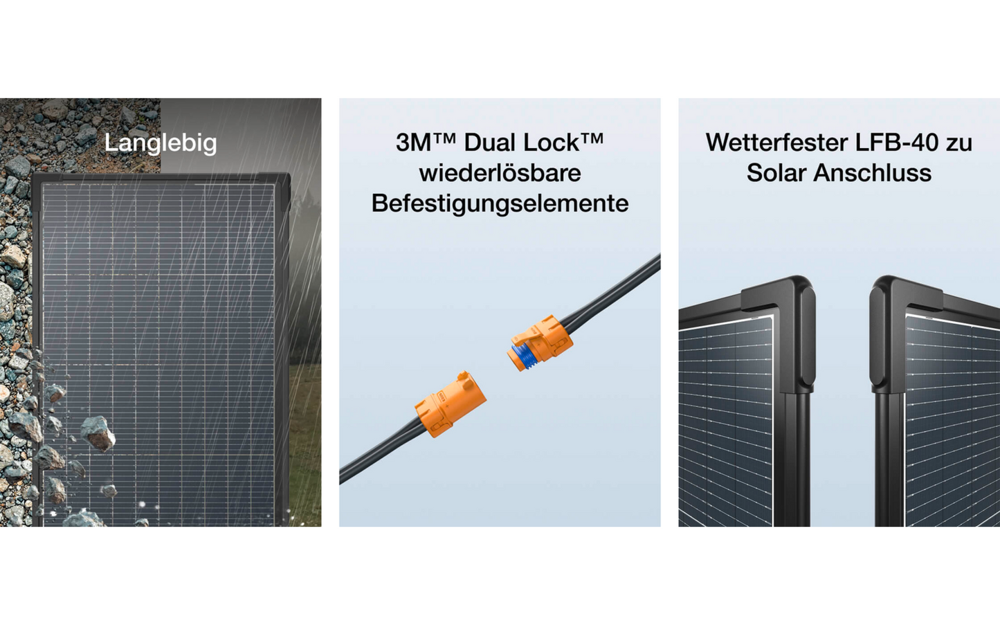  EcoFlow RVMax Starres Solarpanel 2er-Set / 12 Mm Ultraflach / IP68 / 2 X 130 W