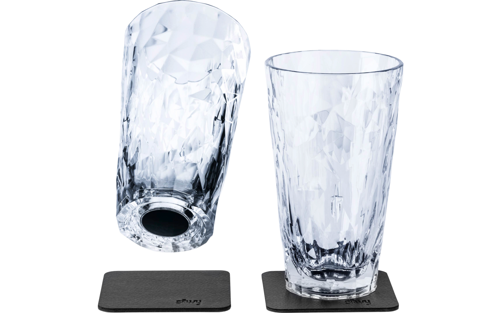  Silwy® Magnet-Kunststoffgläser LONGDRINK