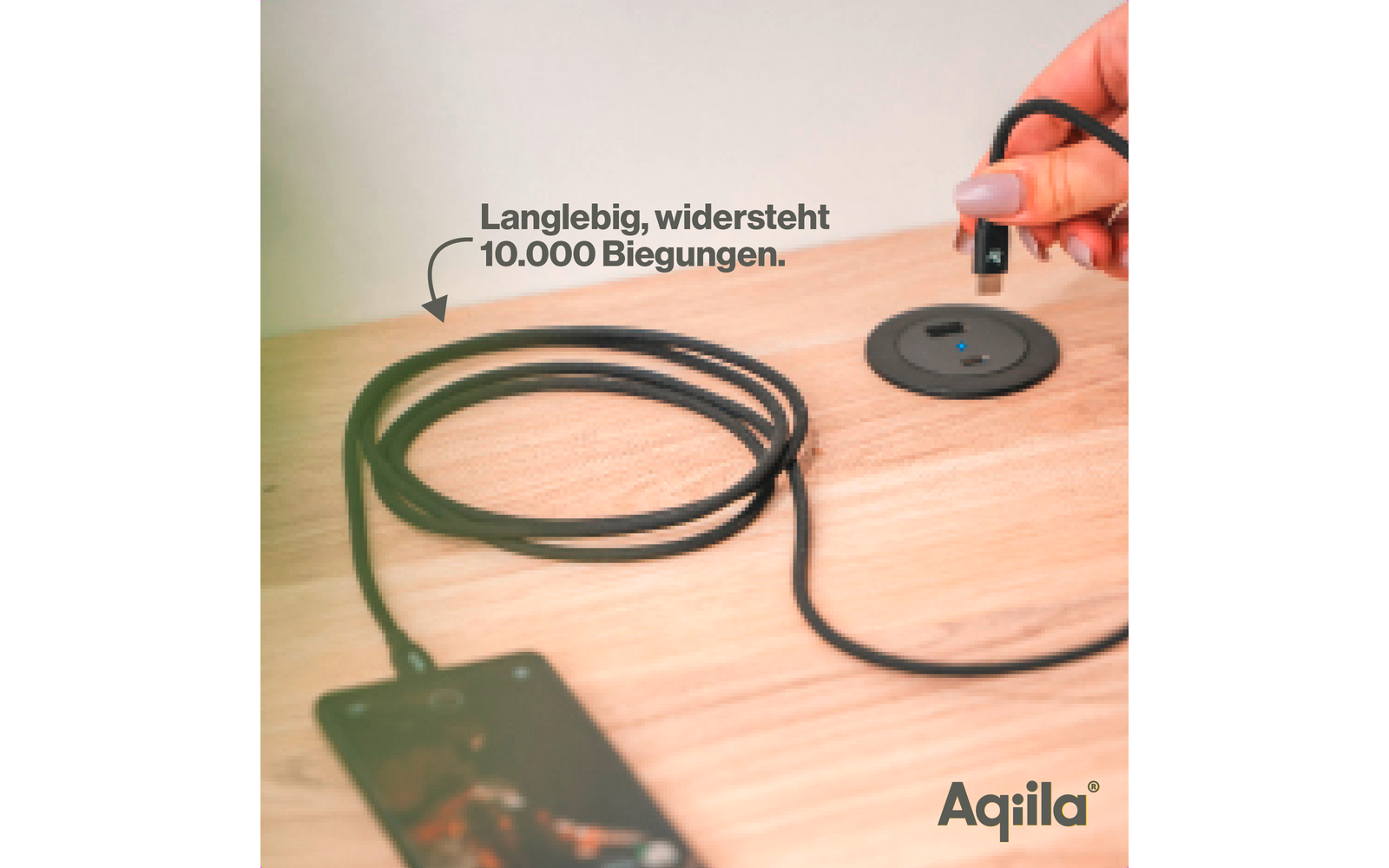  Aqiila Cablebird CB Ladekabel / Sync-Kabel USB-C Zu USB-C / 240 W