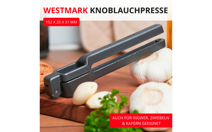  Westmark Biopress Knoblauchpresse Black Edition
