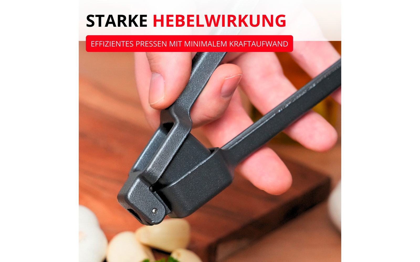  Westmark Biopress Knoblauchpresse Black Edition