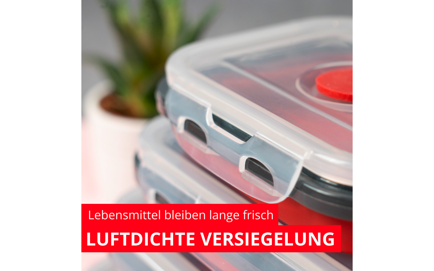  Westmark Faltbare Frischhaltedose Eckig