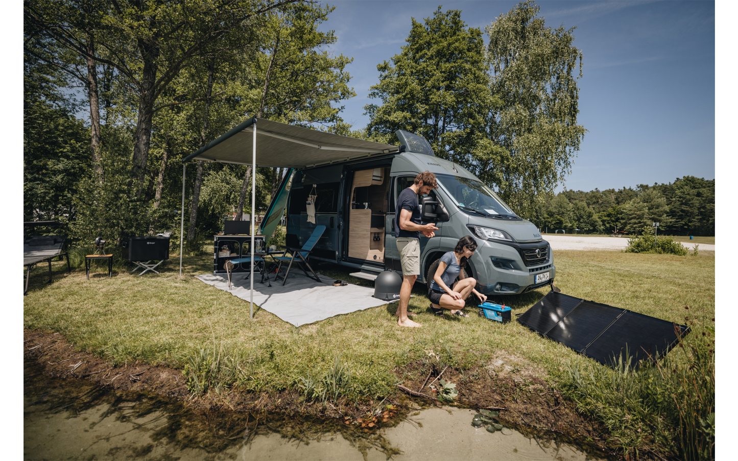  Berger Deluxe Klappbare Solaranlage / Koffer-Solaranlage