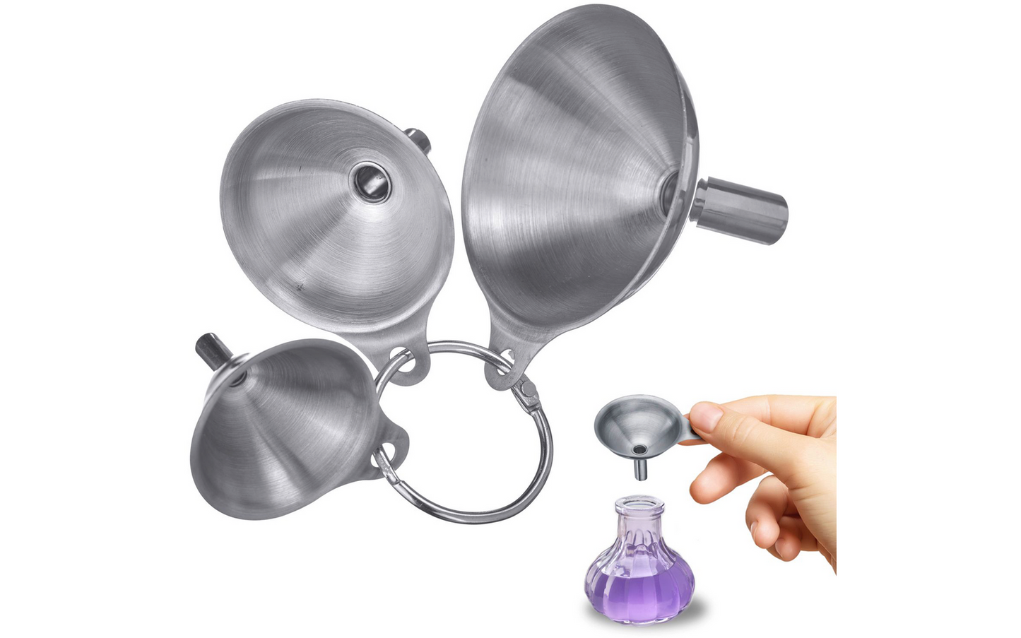  Westmark Trichter Set 3 Teilig Edelstahl