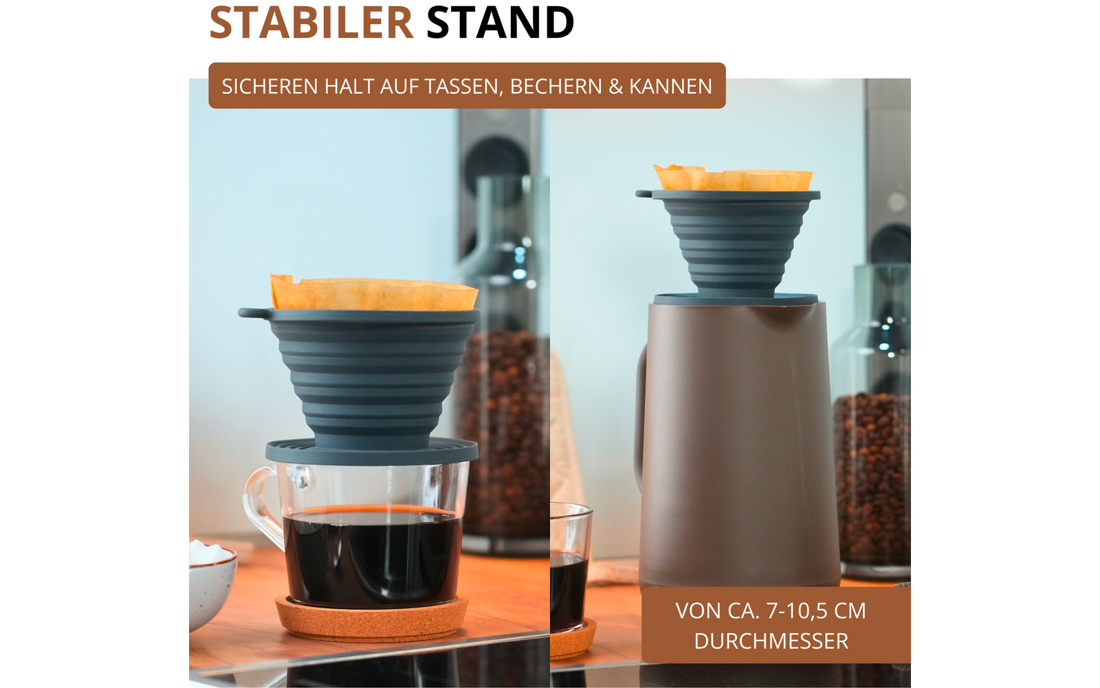  Westmark Faltbare Kaffeefilter Aus Silikon