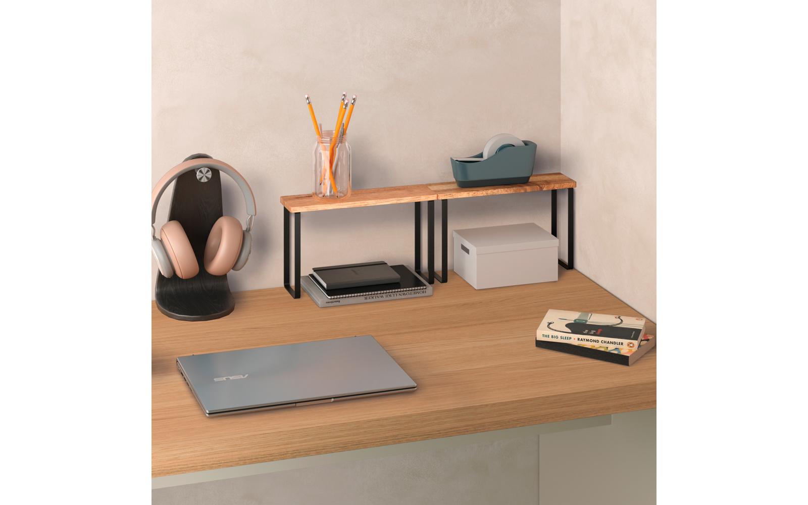  Metaltex York LAVA 2er-Set Gewürzregale 1-Etage 27 X 8 X 16 Cm