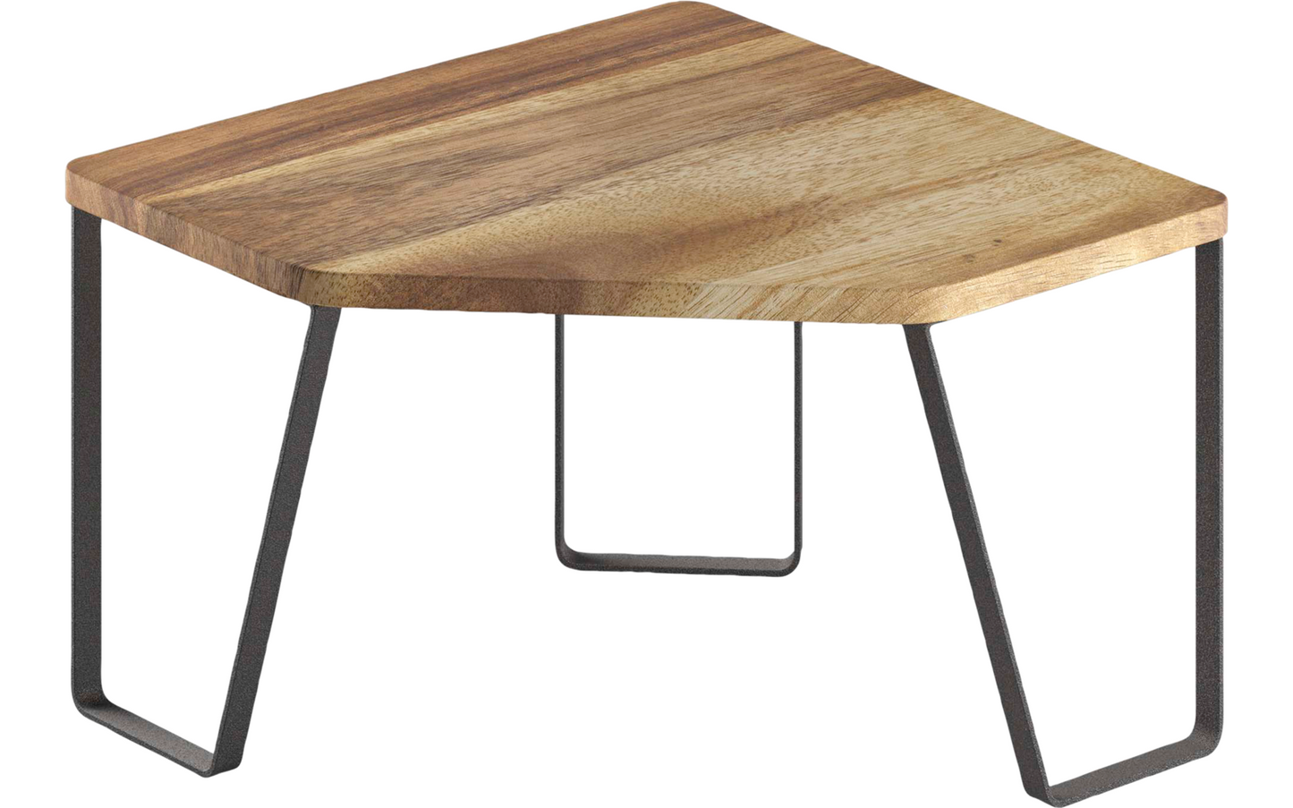  Metaltex York LAVA Eckregal 1-Etage Aus Akazienholz 25 X 25 X 16 Cm