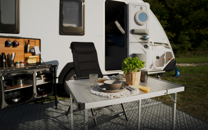  Berger Fiora Campingtisch Ausziehbar 96/127 X 70 Cm