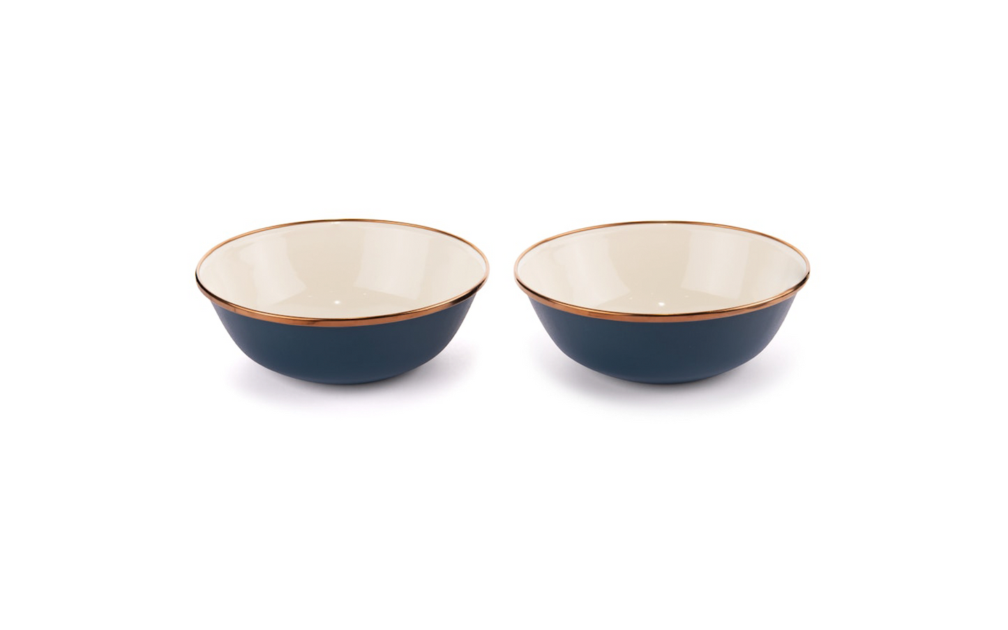  Barebones Enamel Emaillegeschirr Schüsselset 2 Teilig Blau