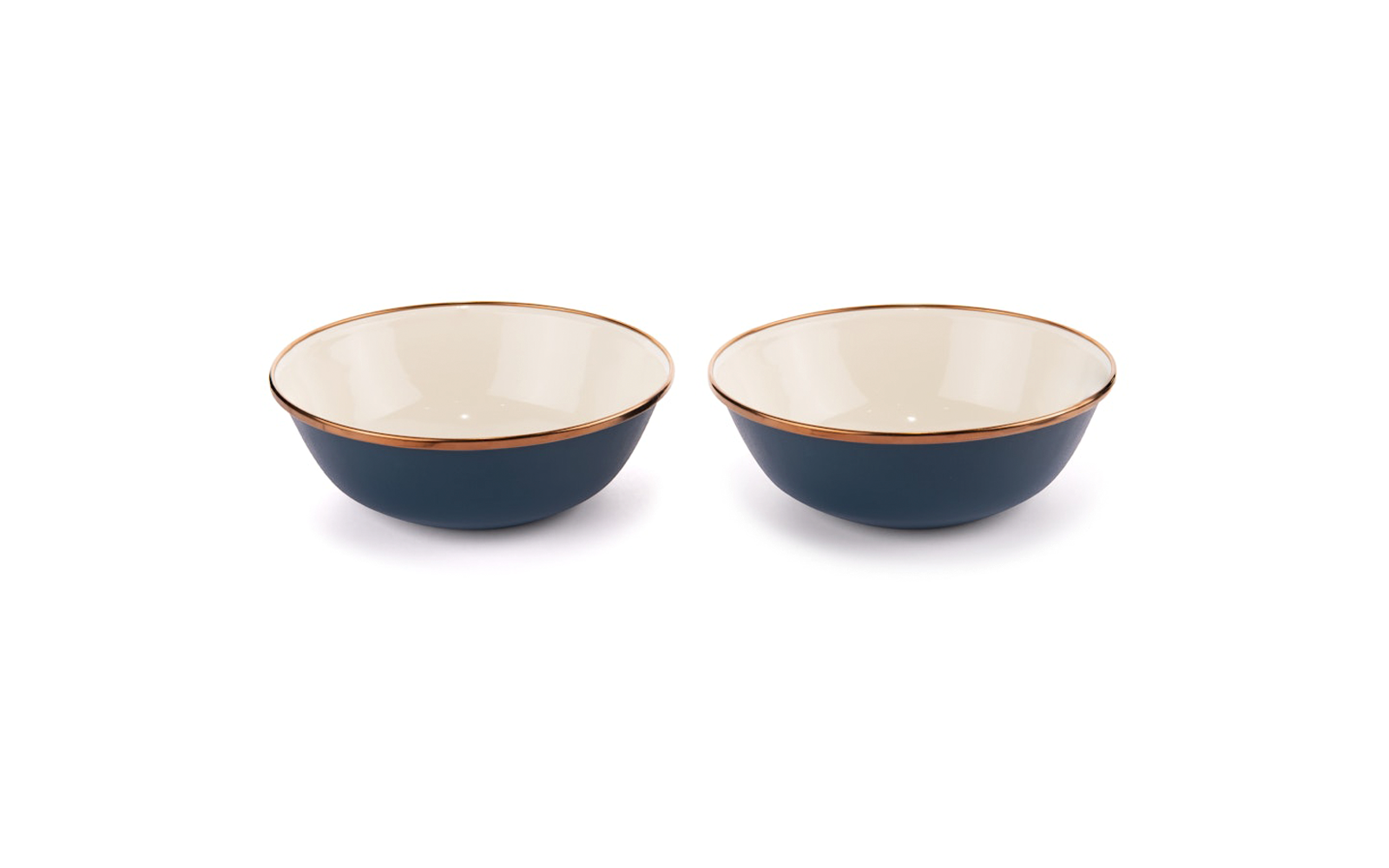  Barebones Enamel Emaillegeschirr Schüsselset 2 Teilig Blau