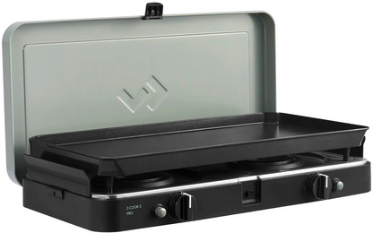  Cadac 2 Cook 3 Pro Plancha Campingkocher Mit Grillplatte 2 X 2,2 KW