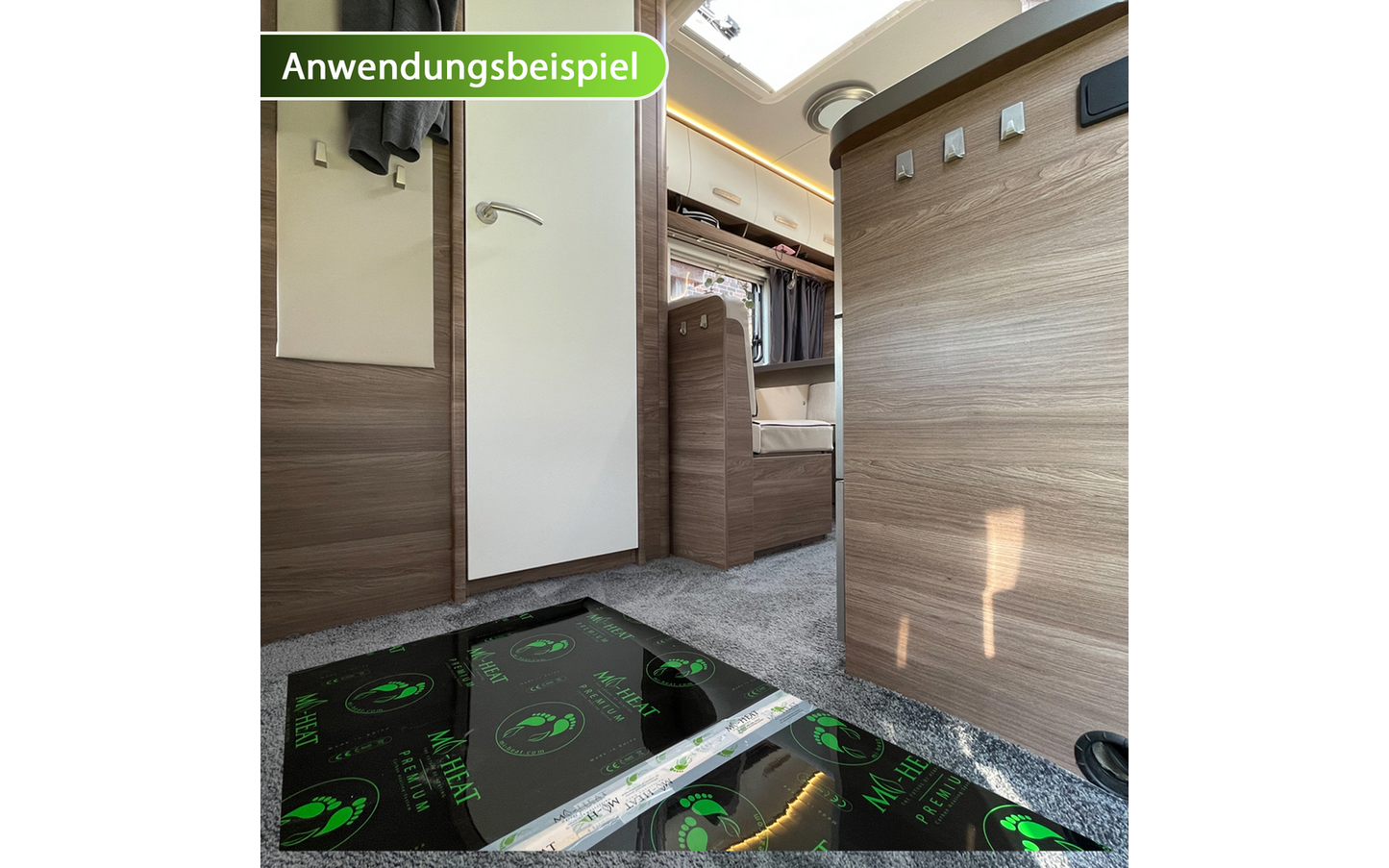  Mi-Heat Premium Fußboden Heizfolie 130 W/m² Für Wohnwagen / Camper / Caravan