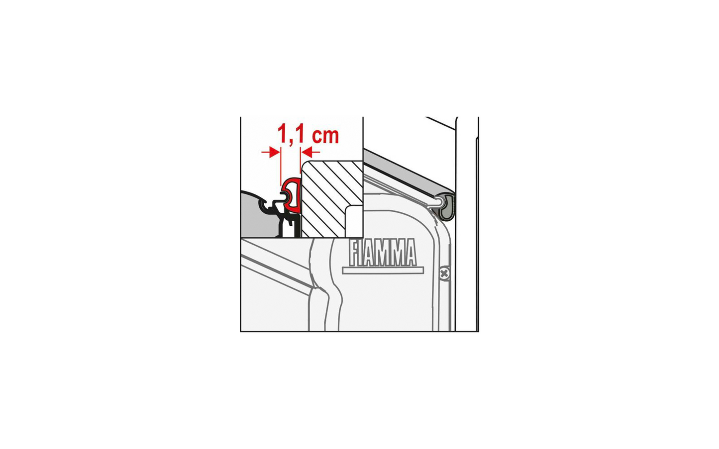  Fiamma Regendichtung Rain Guard