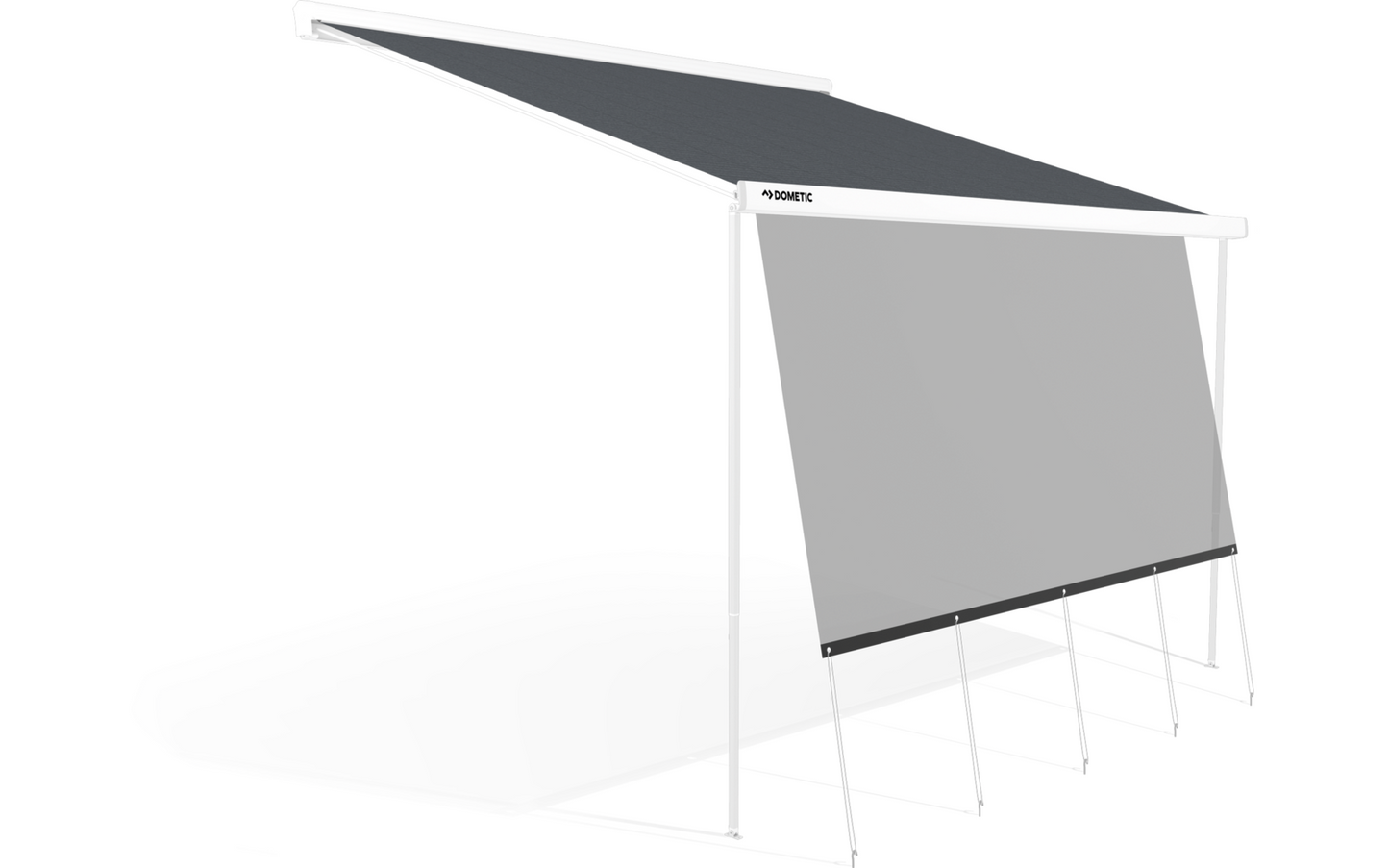  Dometic Sunprotect Front Vorderwand, Sonnenschutz Markise Vorderwand