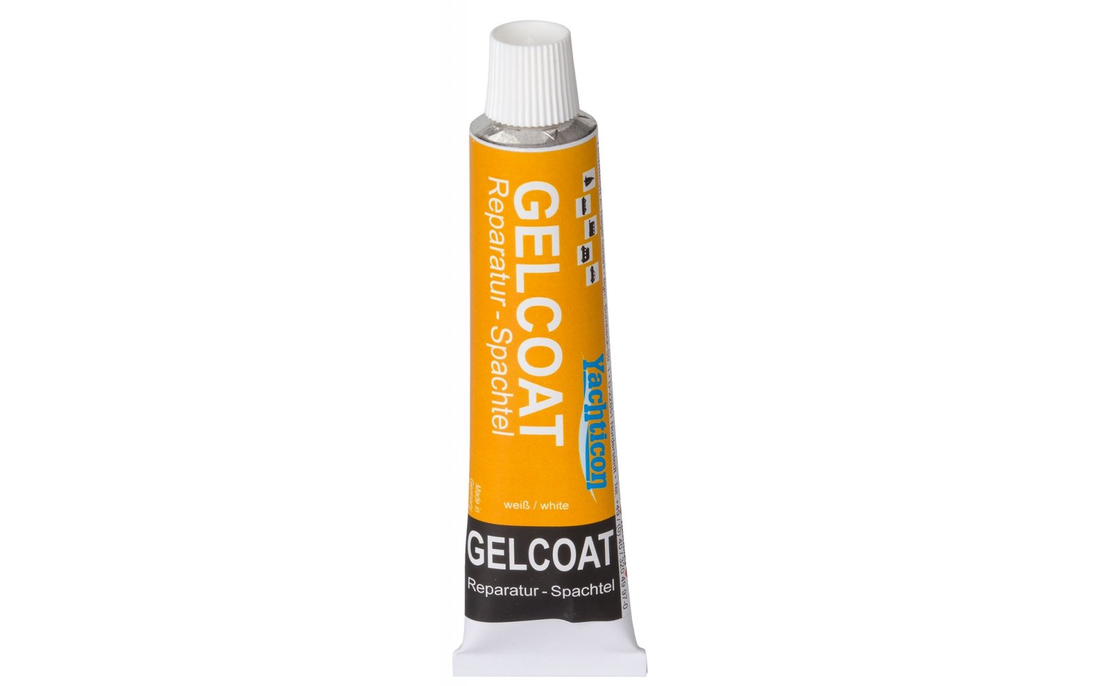  Yachticon Gelcoat Reparatur Spachtel Weiß 70 G