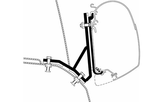  Thule Markisenadapter Ducato H2 Lift Roof Serie 5