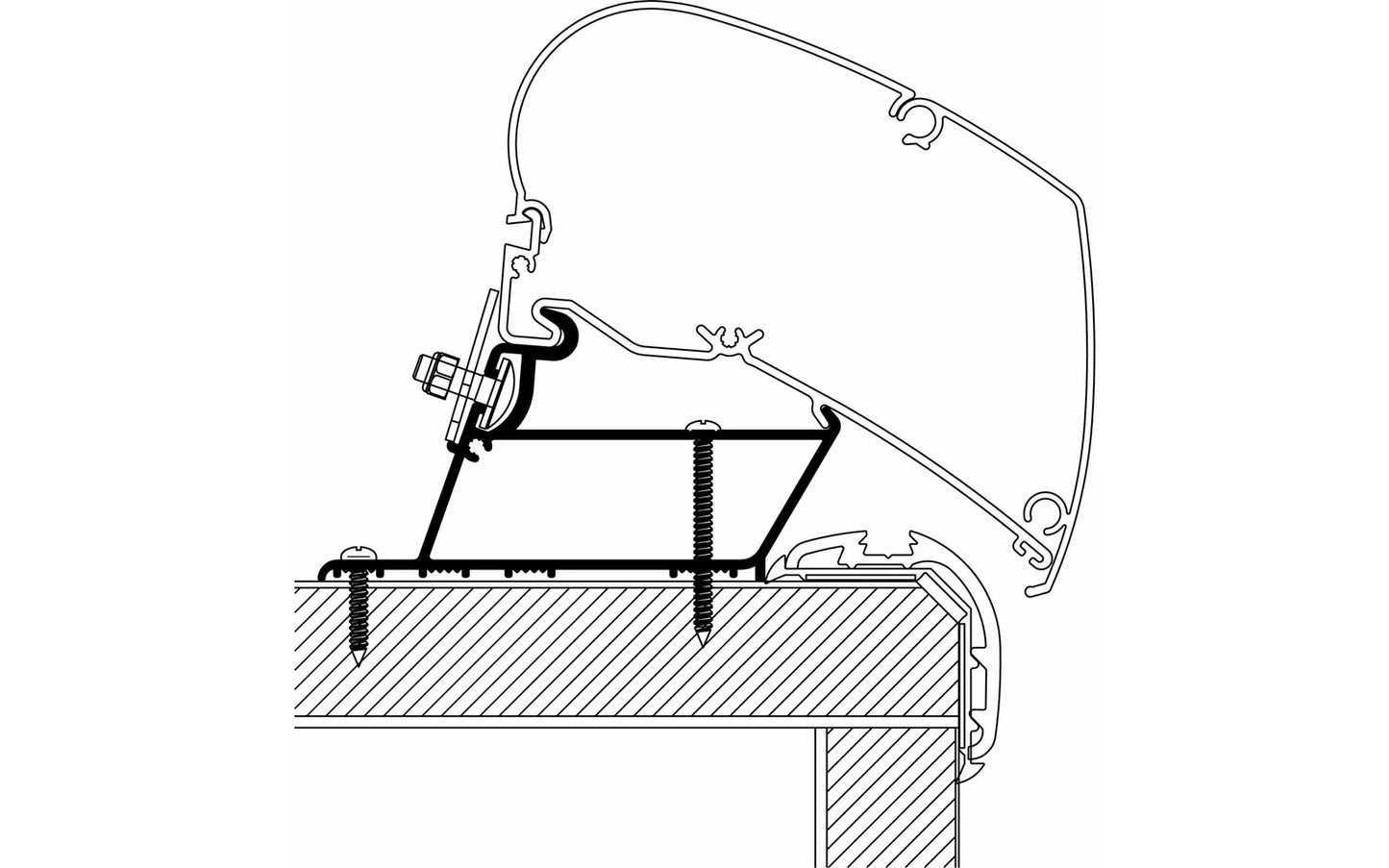  Thule Markisenadapter Malibu Roof