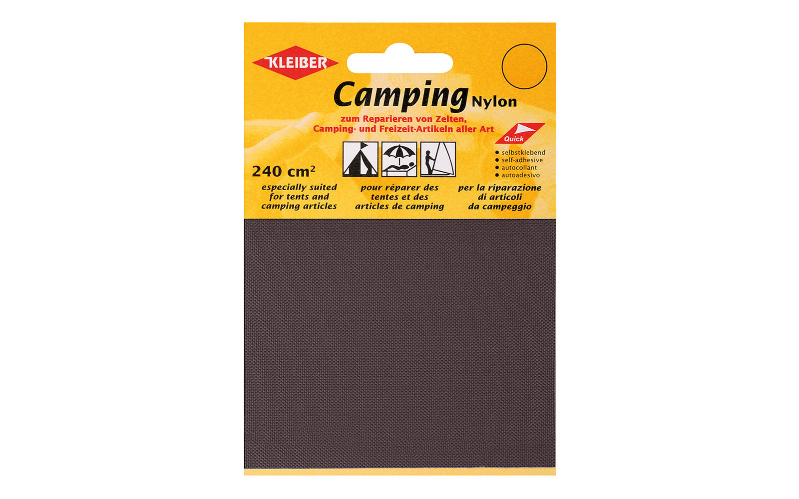  Kleiber Camping Nylon Reparaturflicken (2 Stück)
