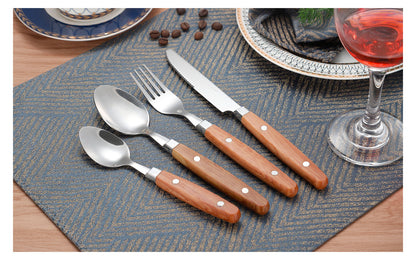  Gimex Wood Nature Line Besteckset 16-tlg.