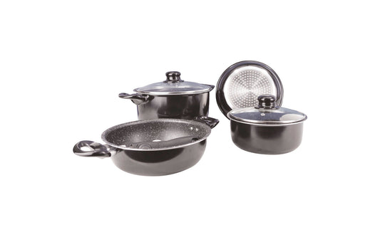 Gimex Black Line Kochtopf-Set 7-tlg.
