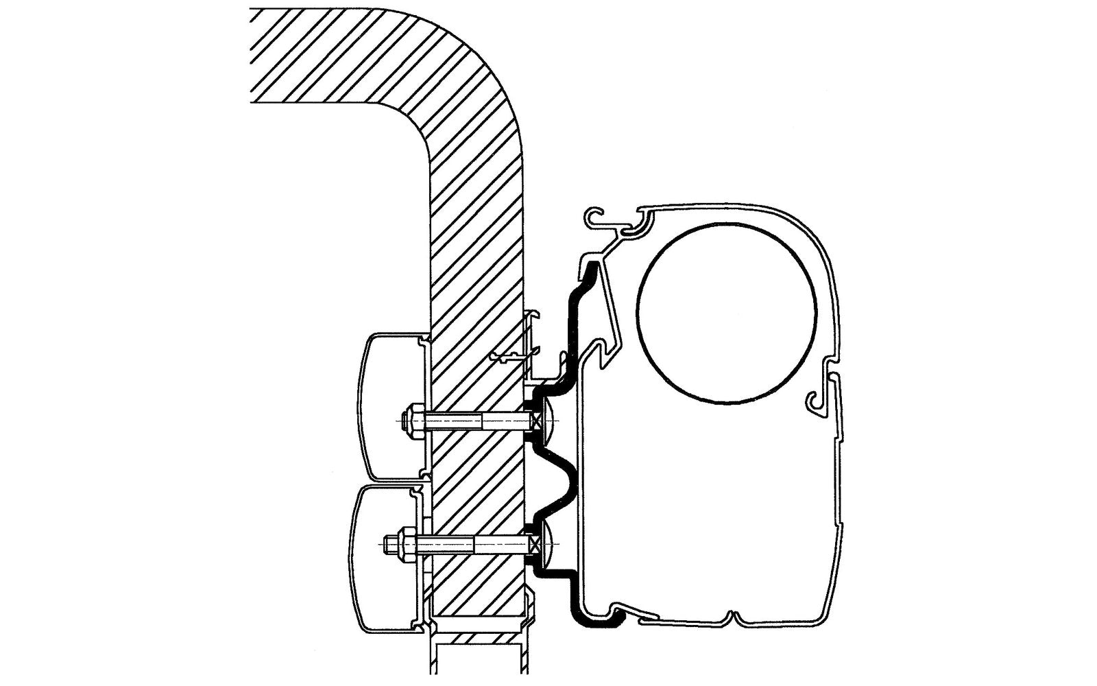  Thule Hymer Markisen-Adapter 2016