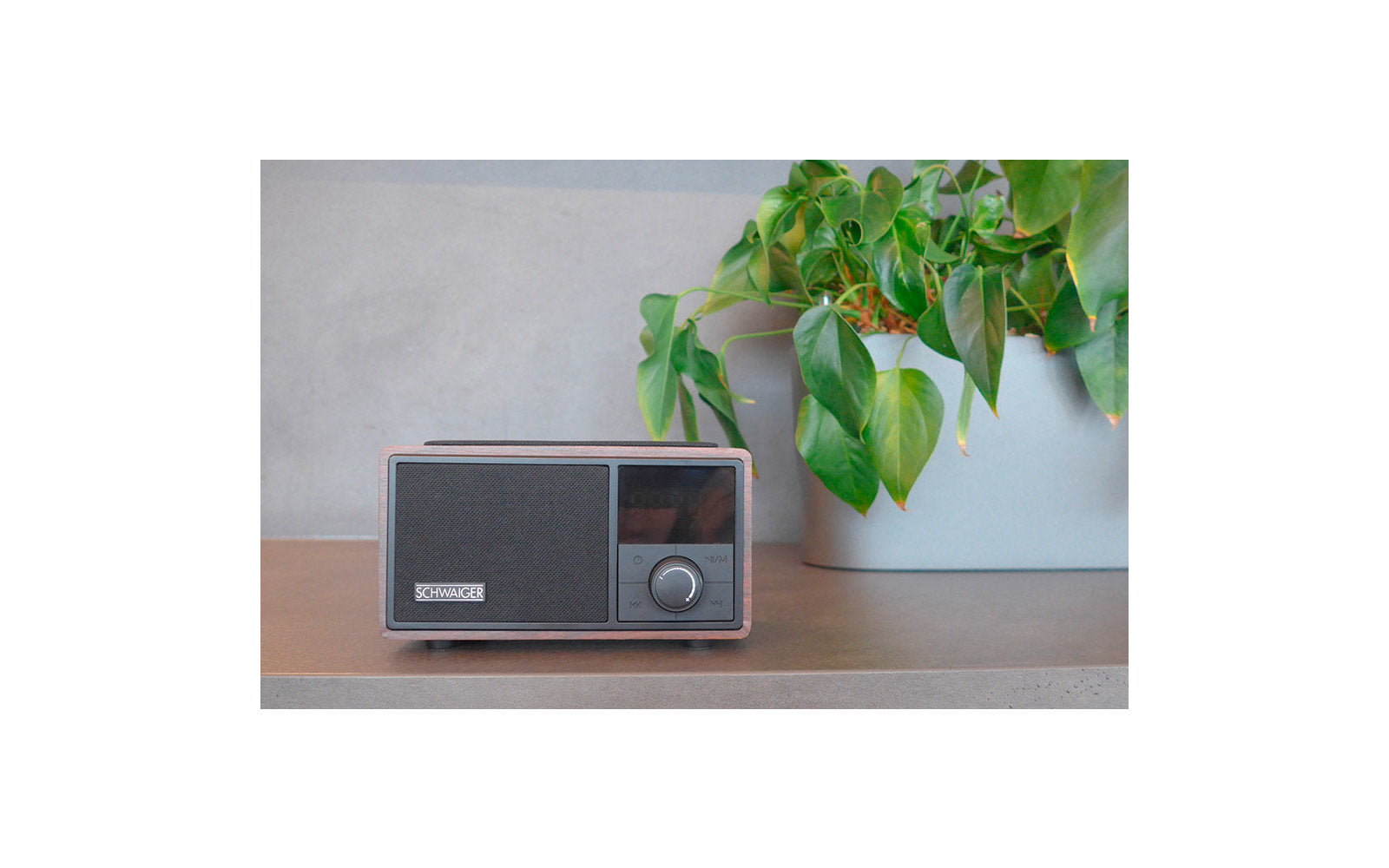 Schwaiger UKW Radiowecker Inkl. Bluetooth Und QI Ladestation