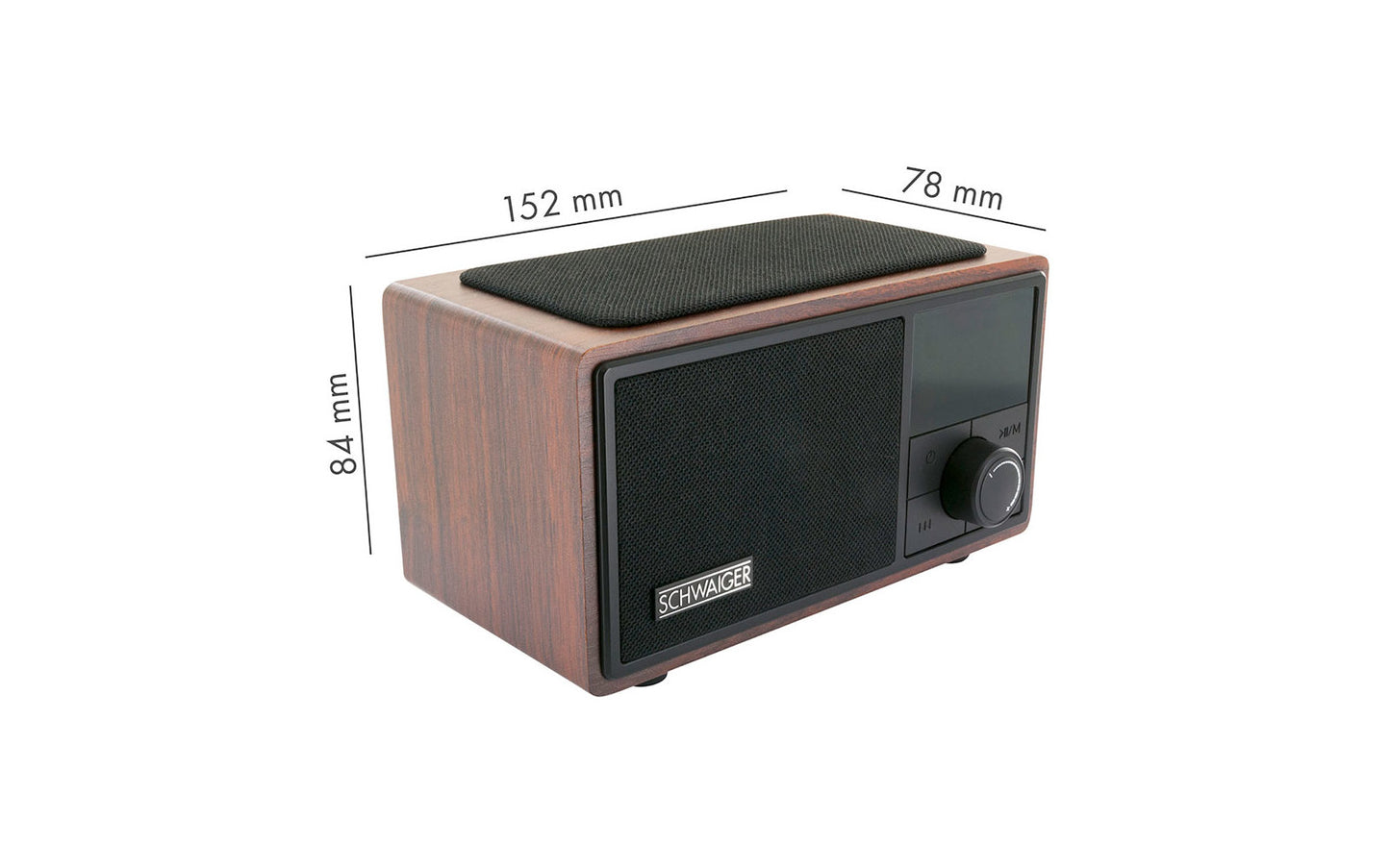  Schwaiger UKW Radiowecker Inkl. Bluetooth Und QI Ladestation