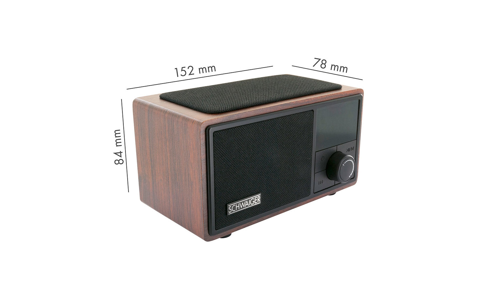  Schwaiger UKW Radiowecker Inkl. Bluetooth Und QI Ladestation