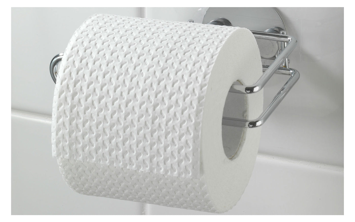  Wenko Turbo-Loc Edelstahl Toilettenpapierhalter