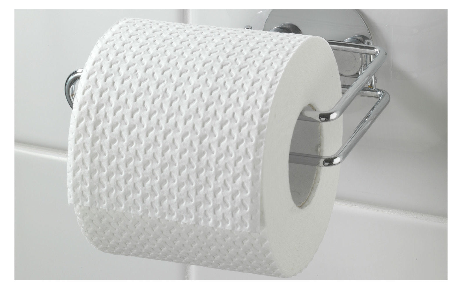  Wenko Turbo-Loc Edelstahl Toilettenpapierhalter