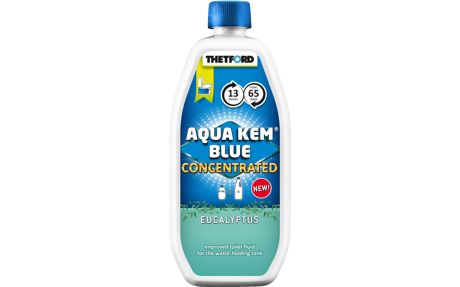  Thetford Aqua Kem Blue Concentrated Eucalyptus Sanitärflüssigkeit 780 Ml