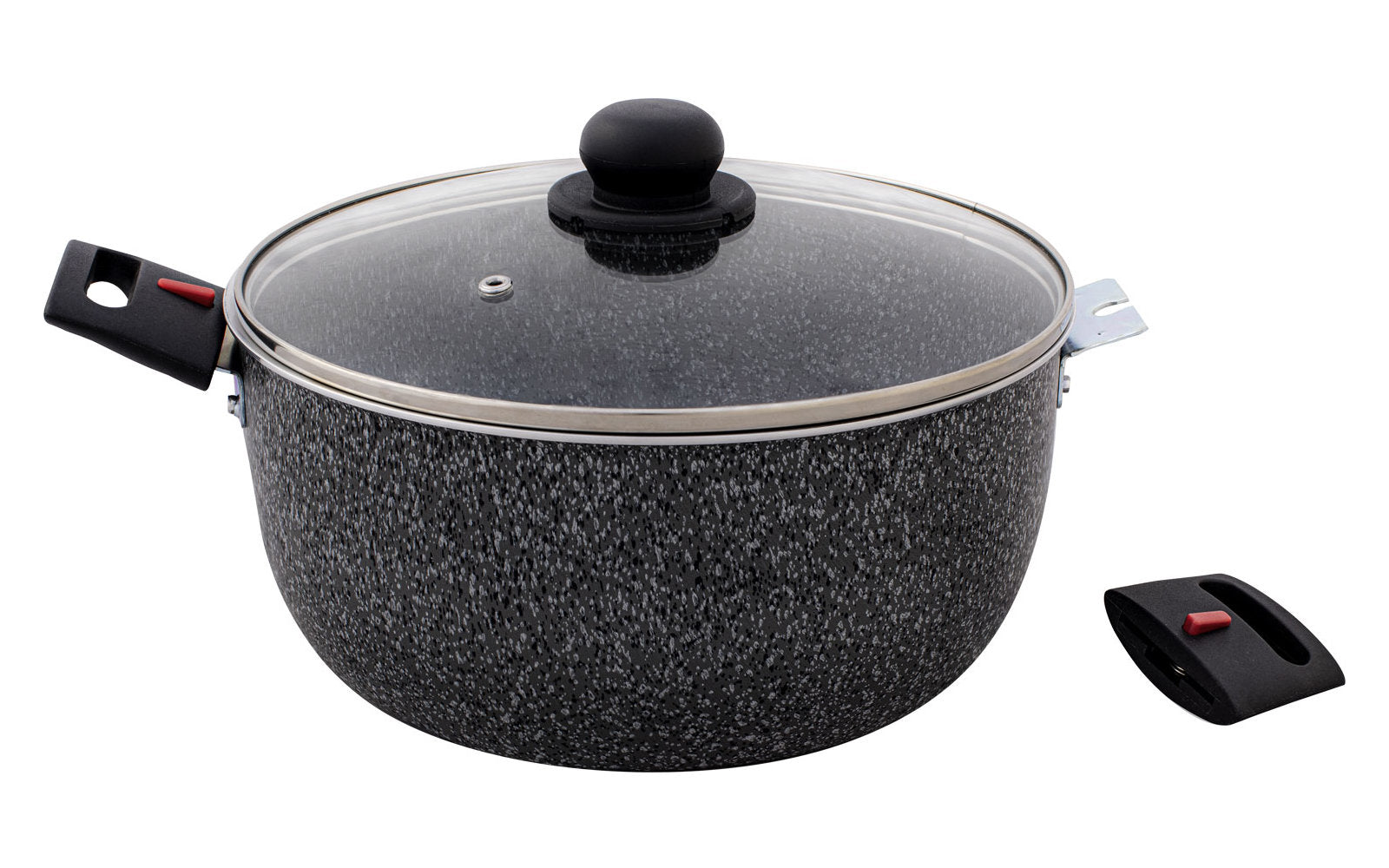  Berger Aluminium Kochtopf Stone Rock Mit Glasdeckel