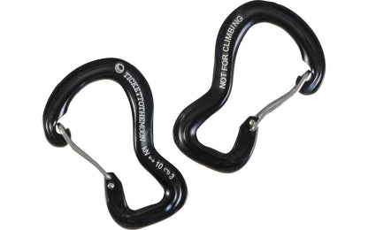  Ticket To The Moon Aluminium 10kN Aluminium Karabiner 2 Stück