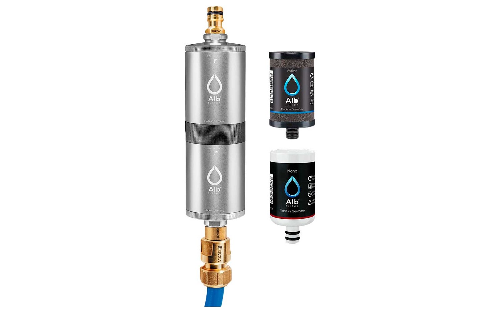  Alb Filter FUSION Active+Nano Trinkwasserfilter - Camping-Set: Mobil Mit Koffer