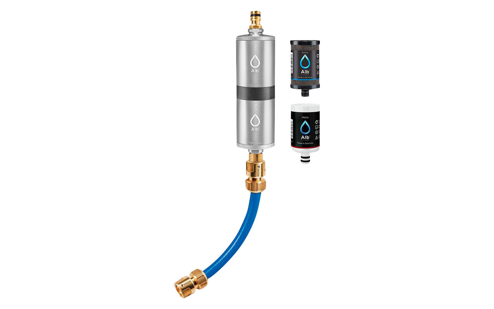  Alb Filter FUSION Active+Nano Trinkwasserfilter - Camping-Set: Mobil Mit Koffer