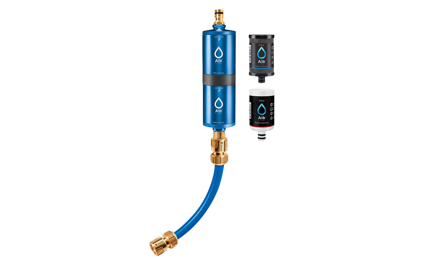  Alb Filter FUSION Active+Nano Trinkwasserfilter - Camping-Set: Mobil Mit Koffer