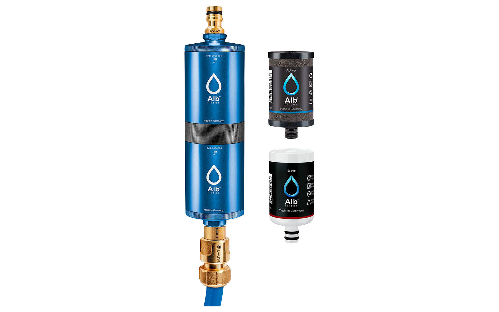  Alb Filter FUSION Active+Nano Trinkwasserfilter - Camping-Set: Mobil Mit Koffer